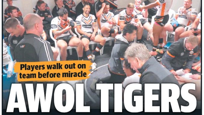 wests tigers daily telegraph